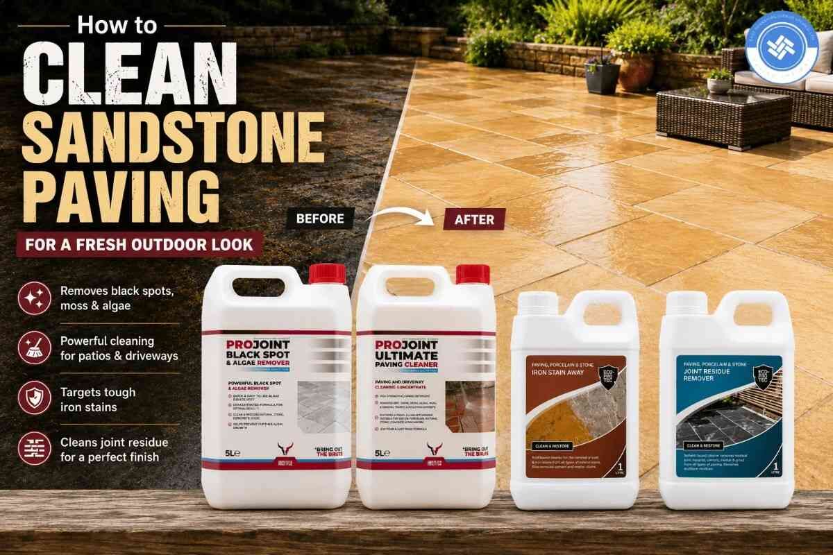 London, Farm & Garden, How To Clean Sandstone Paving &ndash; Expert Guide By East Yorkshire Stone