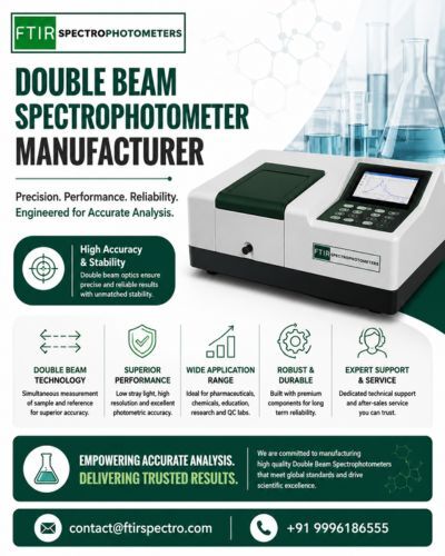 Cape Town, Electronics, ZAR 1,  Double Beam Spectrophotometer Manufacturer