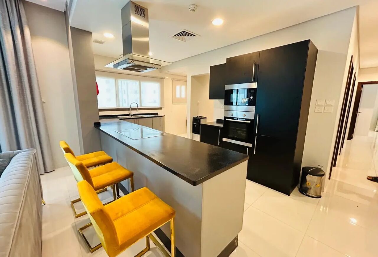 Hidd, Apartments, Flats, Houses & Villas, BHD 400/month,  2 BR,  2 Bedroom Fully Furnished With Ewa In Hidd