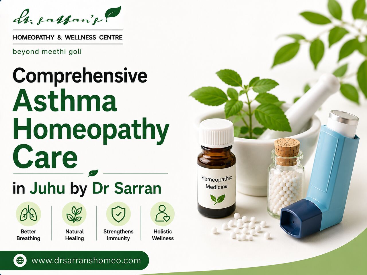 Mumbai, Health, Comprehensive Asthma Homeopathy Care In Juhu By Dr Sarran