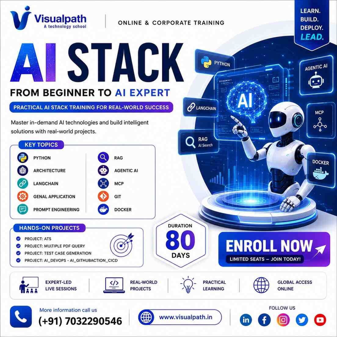 Hyderabad, Education, AI Stack Online Training | AI Stack Course