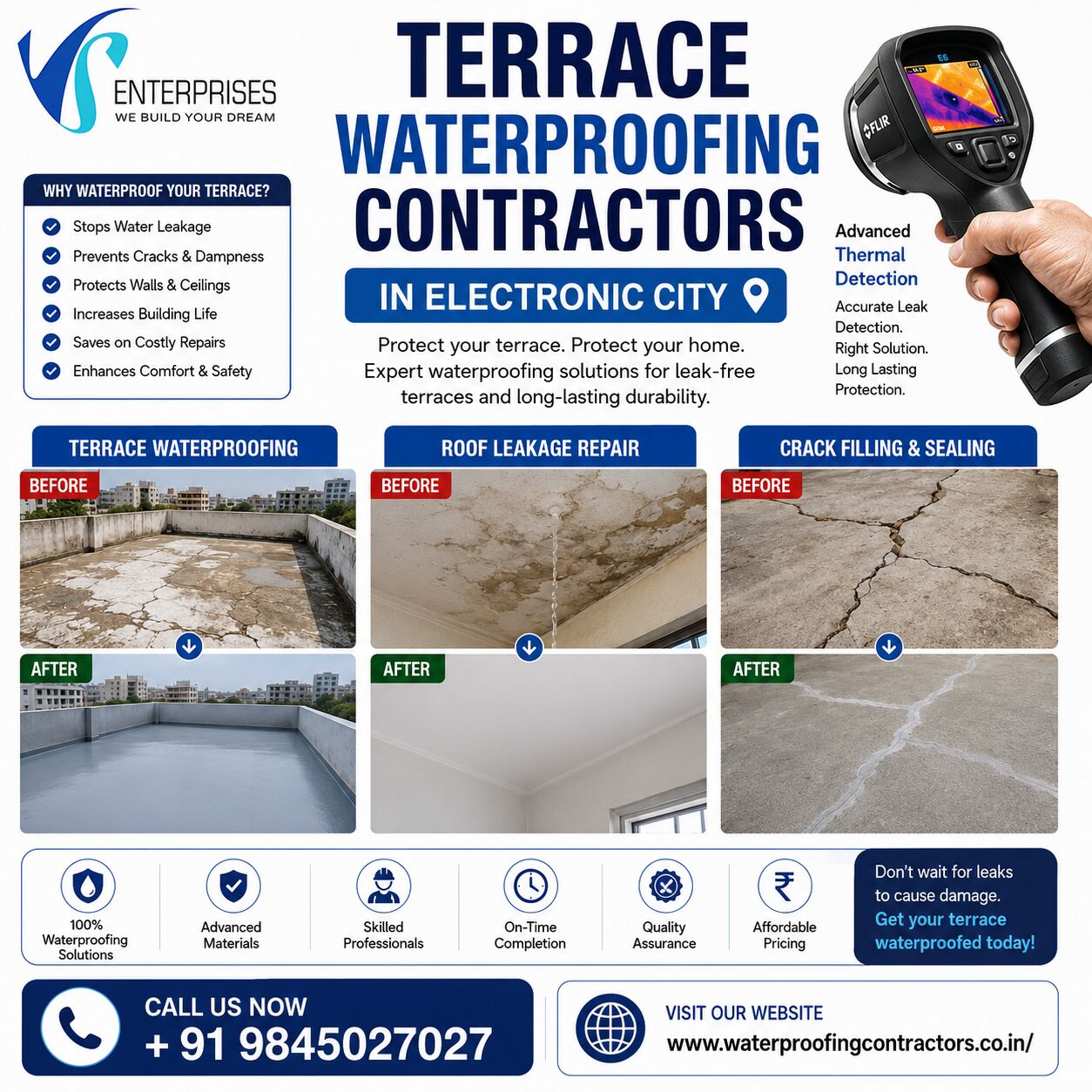 Bangalore, Construction, Terrace Waterproofing Contractors In Electronic City