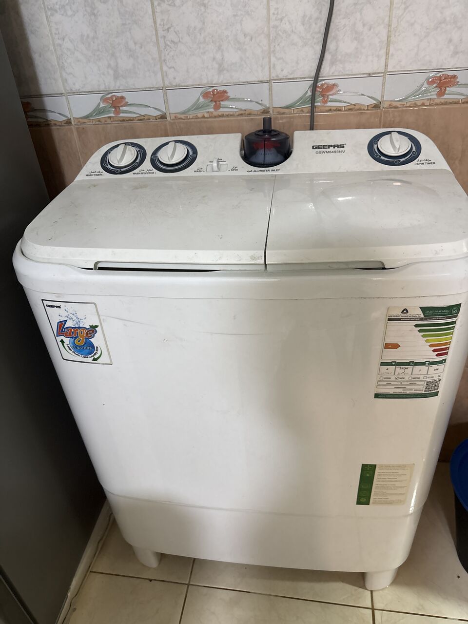 Akrabia, Appliances, SAR 200,  Washing Machine Geepas Semi 7 Kg