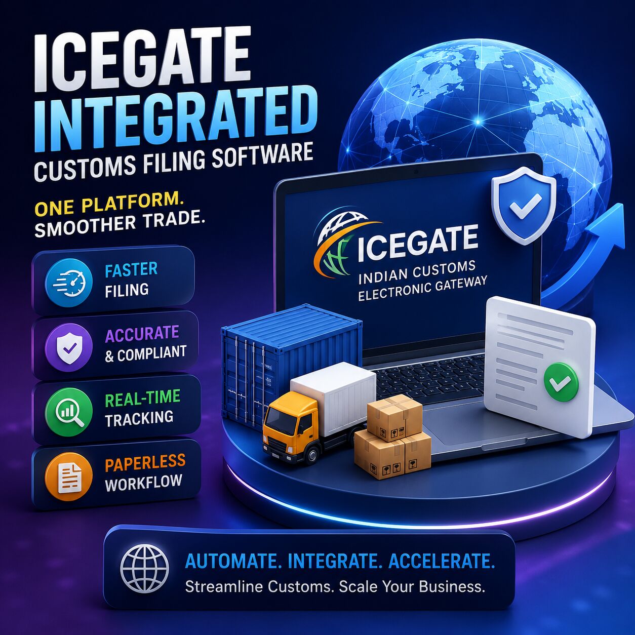 Mumbai, Logistics, Eliminate Customs Filing Delays With ICEGATE-Integrated Customs Filing Software