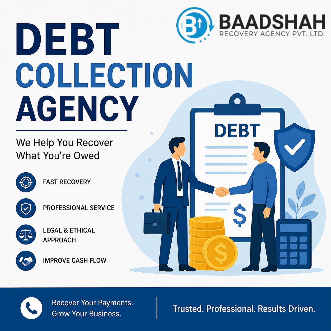 Mumbai, Business, Fast & Effective Debt Recovery Agency For Unpaid Invoices - Baadshah Recovery Agency