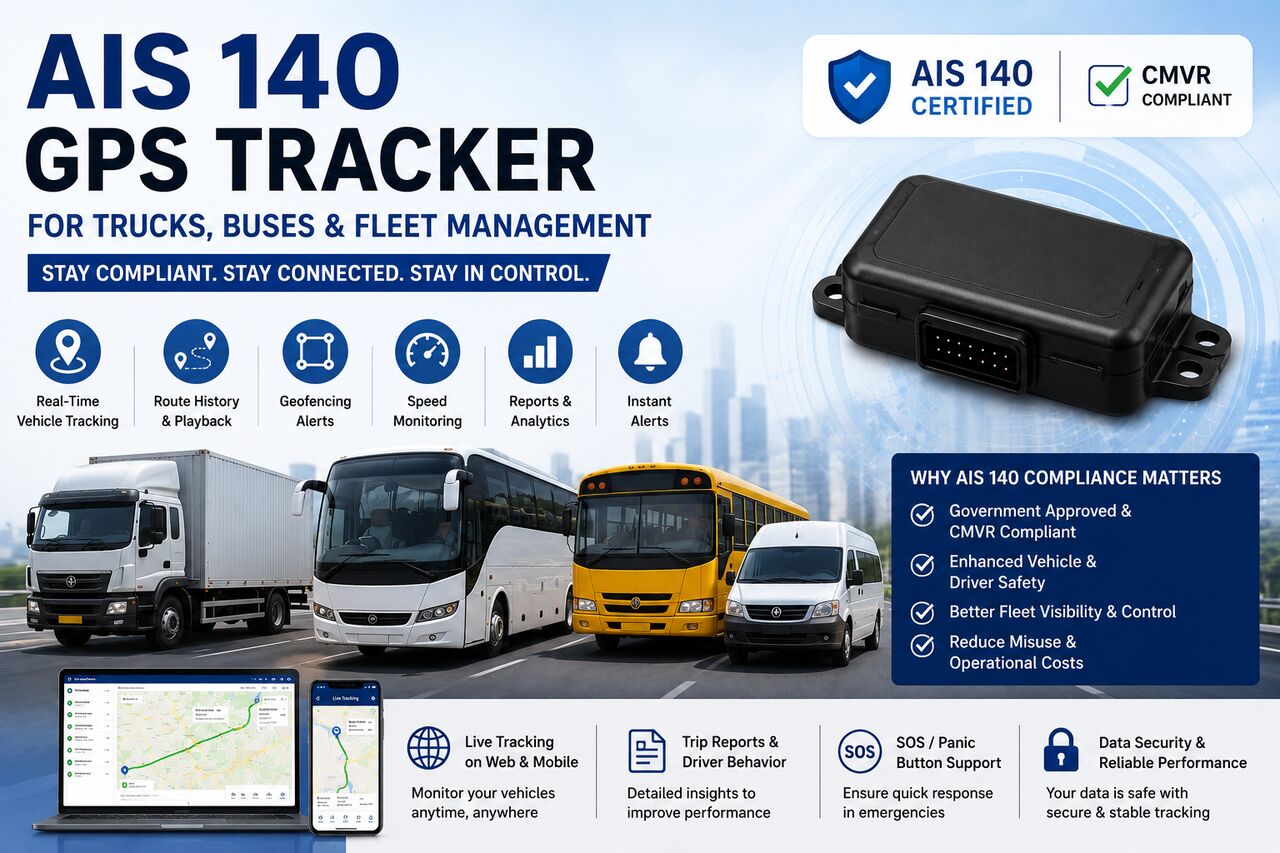 Ahmedabad, Electronics, AIS 140 GPS Tracker For Trucks, Buses And Fleet Management