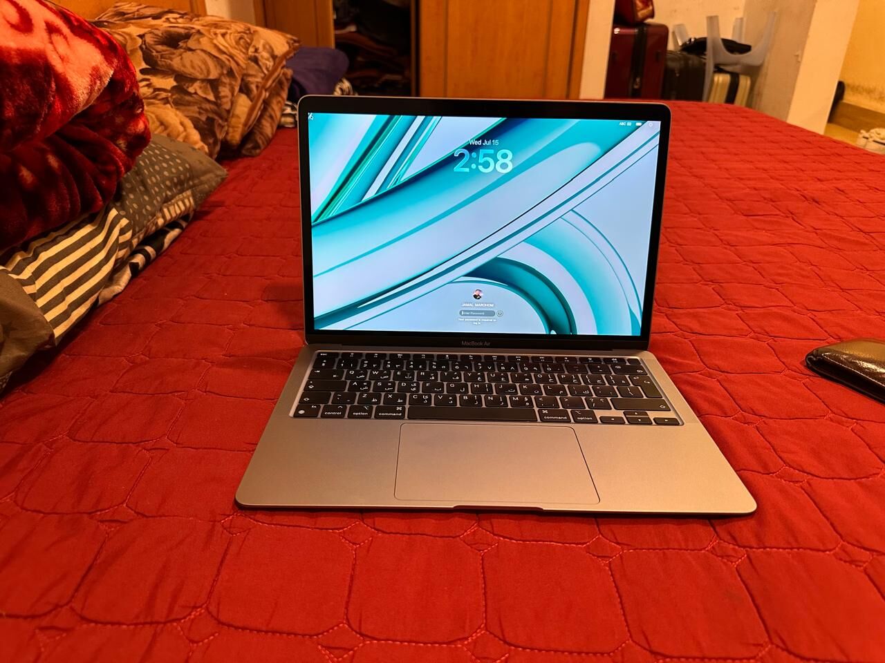 Al Khobar Al Shamalia, Computers, SAR 2000,  Apple MacBook Air Laptop: Apple M1 Chip,13&rdquo; Retina Display,8GB RAM,256GB SSD, Battery- 99%