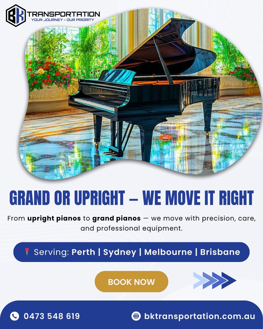 Perth, Relocation, Professional Piano Removalists Perth Australia | Safe Piano Moving | BK Transportation