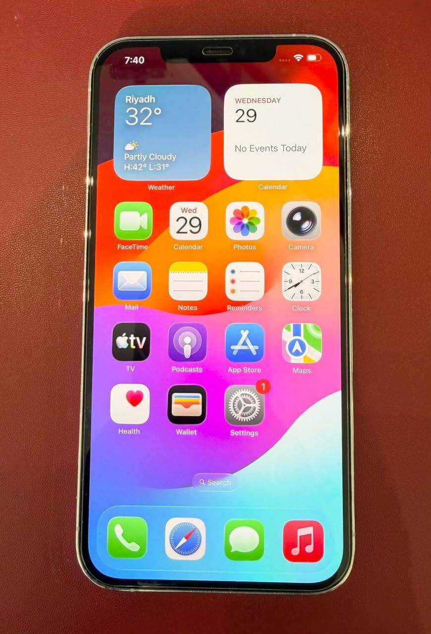 Riyadh, Mobile Phones, SAR 1100,  Iphone 12 Pro Max - 128Gb - White
