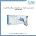 Ansell Micro-Touch Nitra-Tex E.P. Nitrile Examination Gloves Blue - Joya Medical Supplies