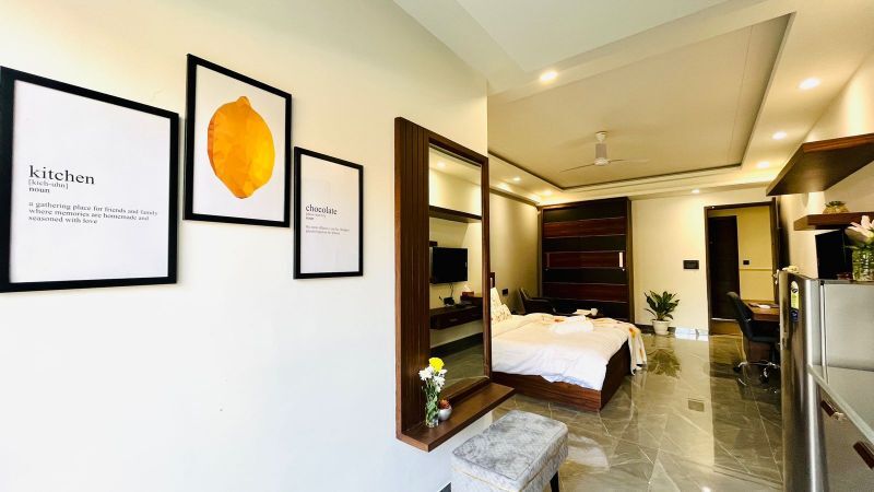 Gurgaon, Apartments, Flats, Houses & Villas, INR 4000/day,  Furnished,  Studio,  345 Sq. Feet,  Zen Studio DlfCyber City