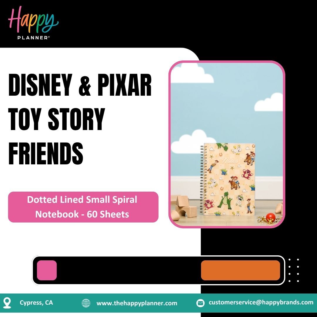 New York, Books, USD 7,  Enjoy The Disney & Pixar Toy Story Friends Spiral Notebook