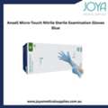 Ansell Micro-Touch Nitrile Sterile Examination Gloves Blue - Joya Medical Supplies