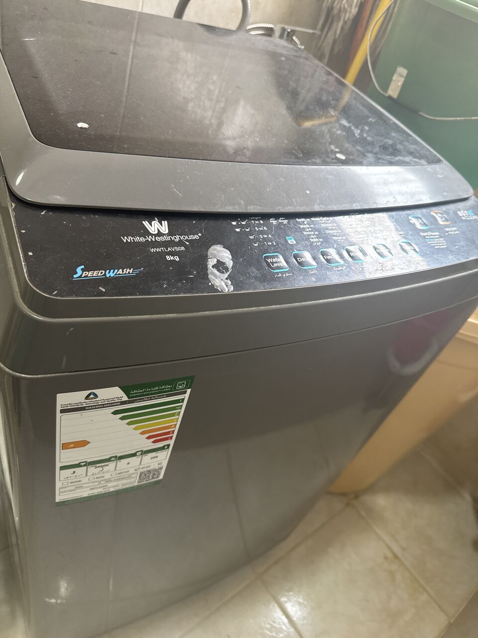 Al Jubail Al Balad, Appliances, SAR 700,  White Westinghouse Washing Machine 8kg