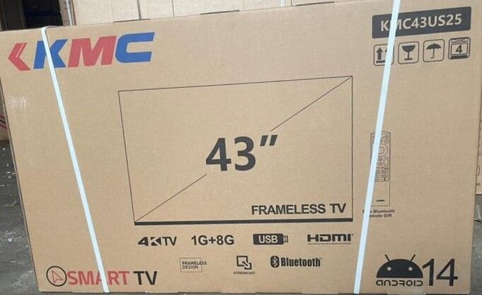 Riyadh, Appliances, SAR 600,  KMC Smart TV 43 Inch