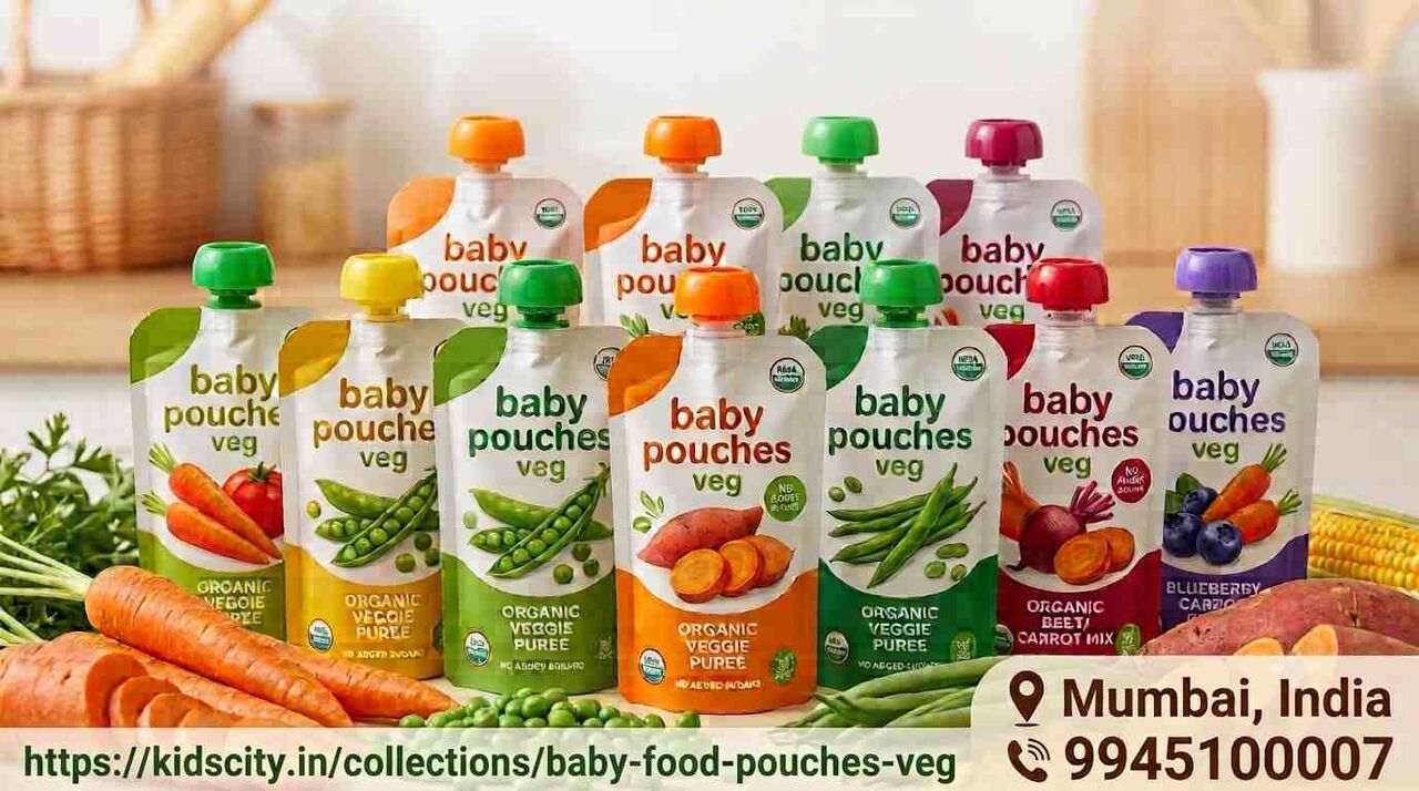 Mumbai, Baby & Kid Stuff, INR 350,  Wholesome Veggie Power: Easy & Nutritious Baby Food Pouches