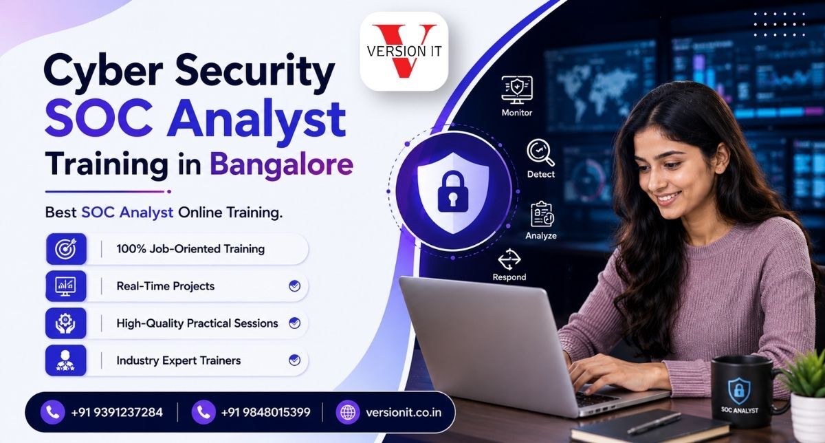 Hyderabad, Education, Cyber Security SOC Analyst Online Training In Bangalore | Job-Oriented Course