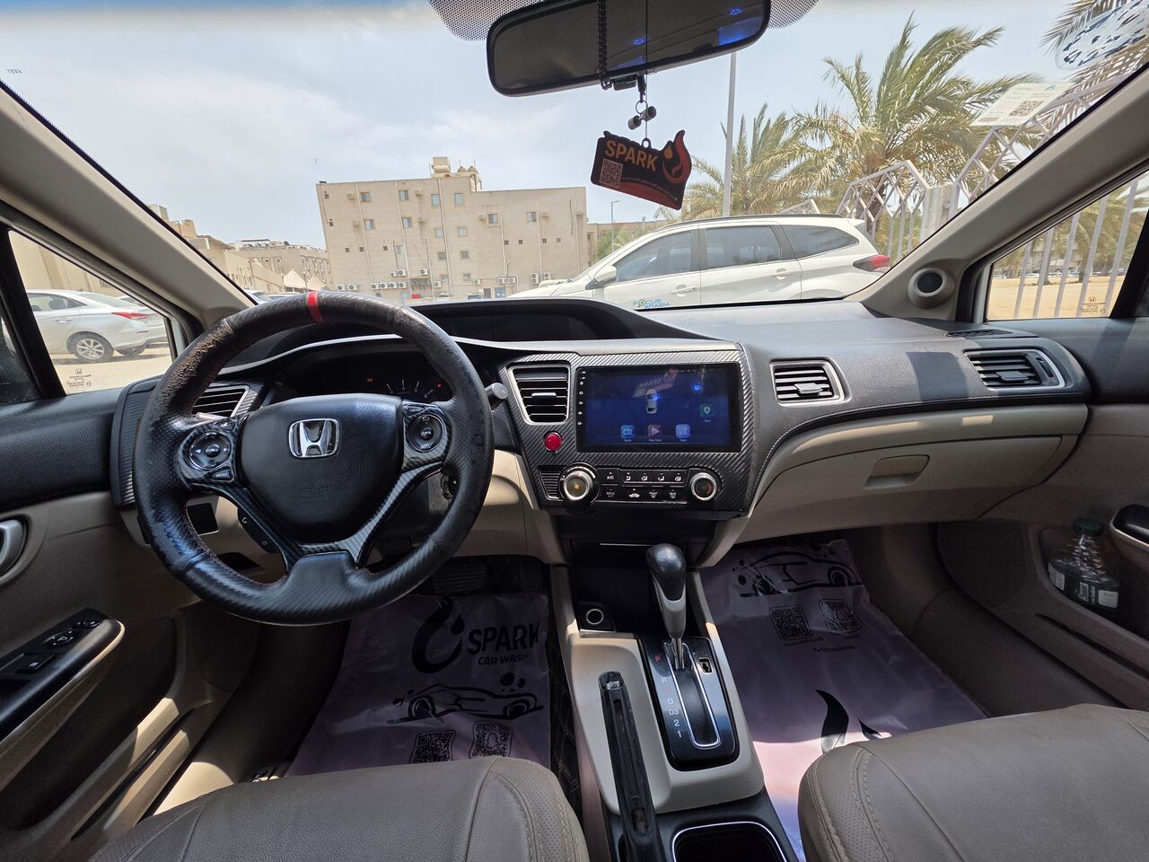 Jubail, Vehicles, Cars & Trucks , SAR 25000,  Honda Civic EX,  2013,  Automatic,  192000 KM,  Honda Civic  EX Full Options, Millage 192k