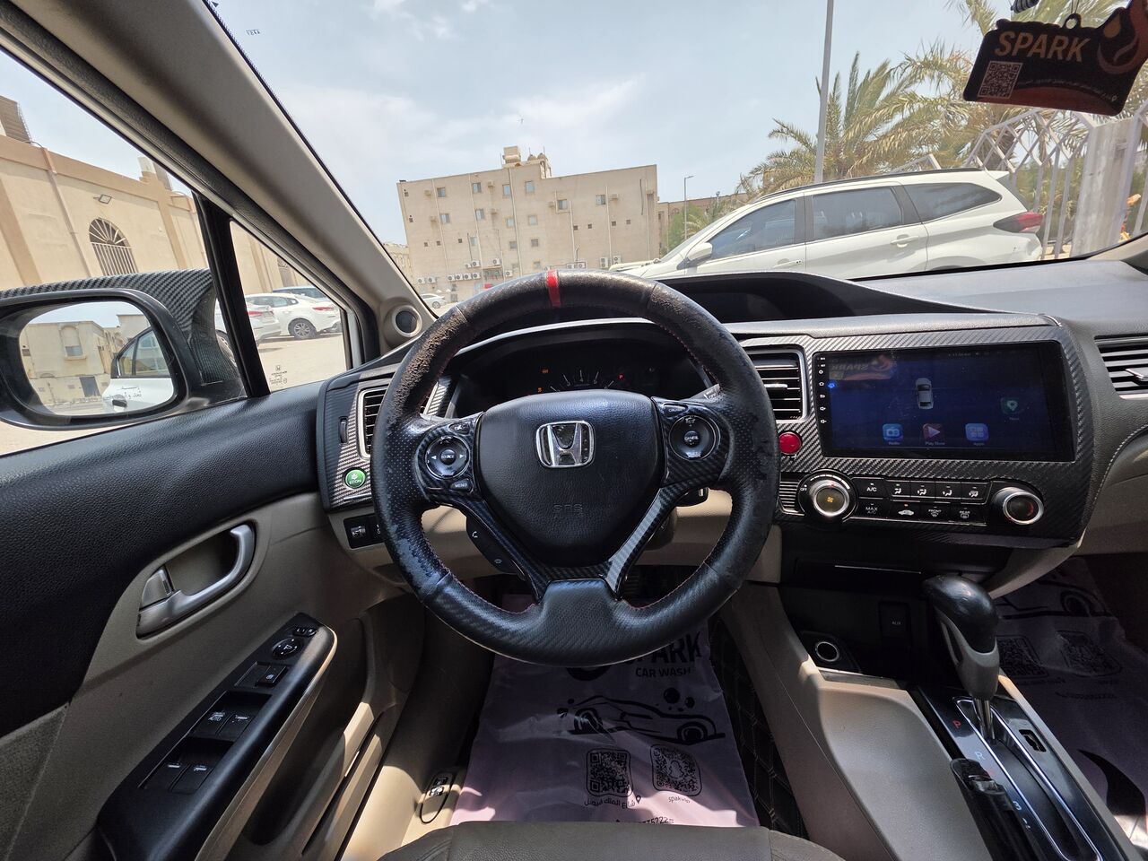 Jubail, Vehicles, Cars & Trucks , SAR 25000,  Honda Civic EX,  2013,  Automatic,  192000 KM,  Honda Civic  EX Full Options, Millage 192k