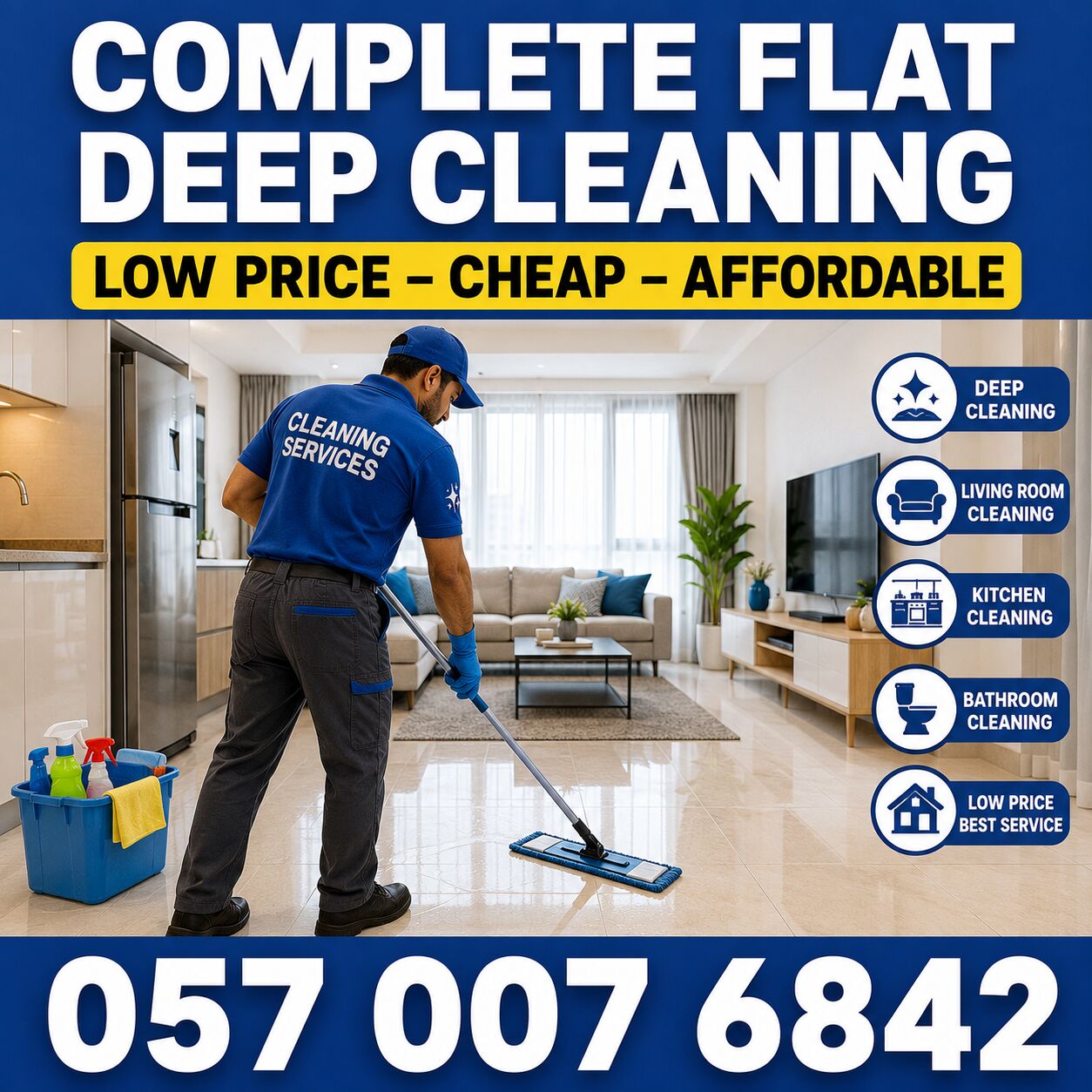 Al Sharq, Cleaning, ✅✅✅ LOW PRICE COMPLETE FLAT DEEP CLEANING – DAMMAM ✅ 057 007 6842 ✅✅✅