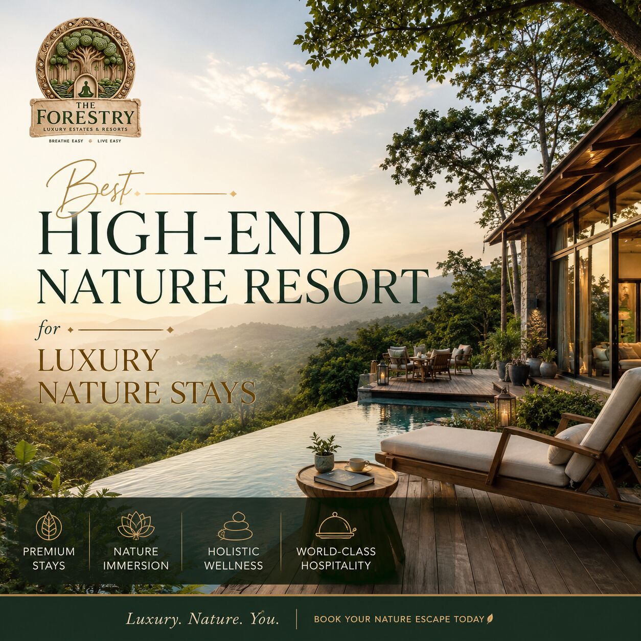 New Delhi, Marketing, Best High-End Nature Resort For Luxury Nature Stays - The Forestry