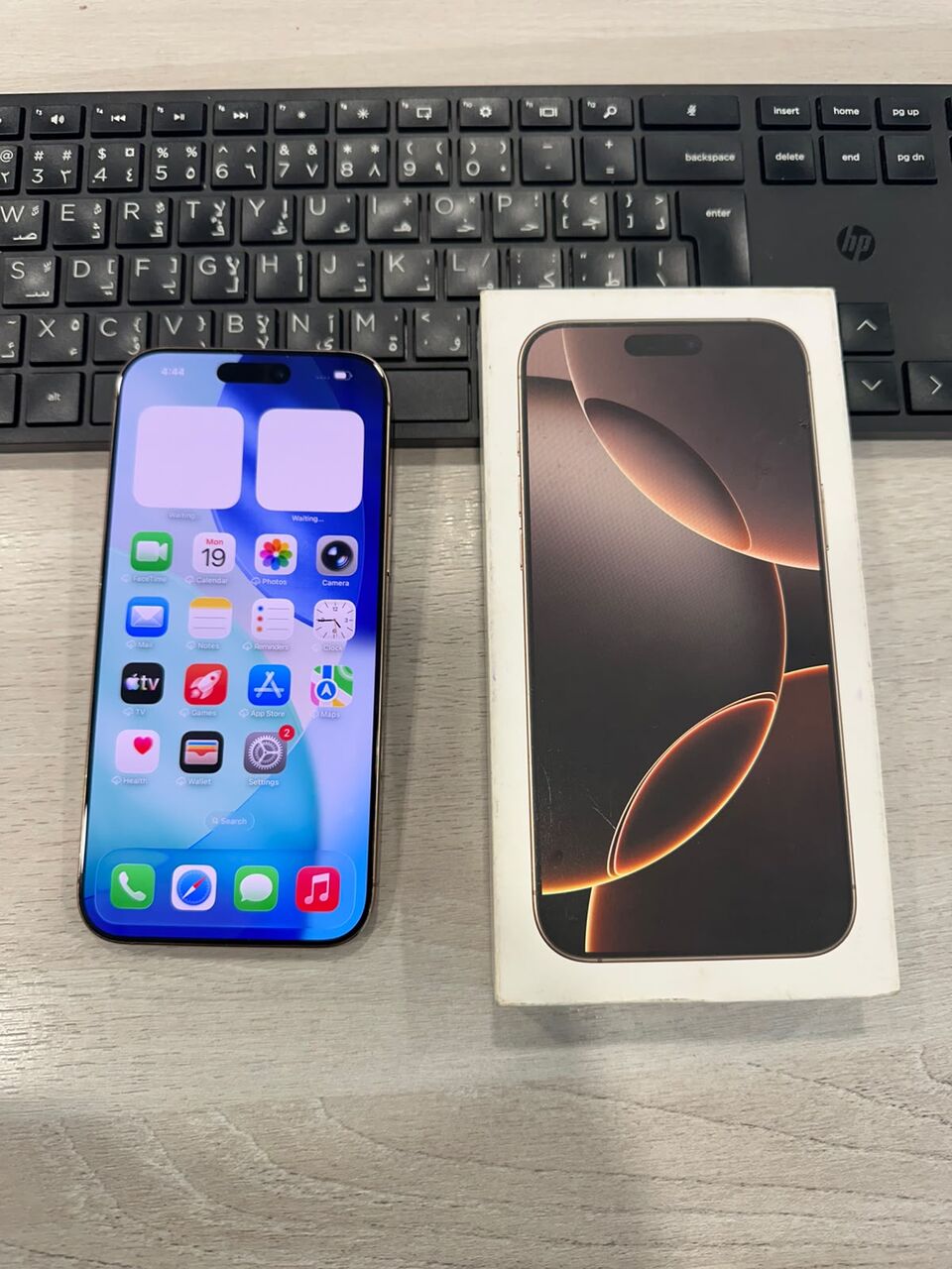Dammam, Mobile Phones, SAR 3700,  IPhone 16 Pro Max 256 GB Desert Titanium