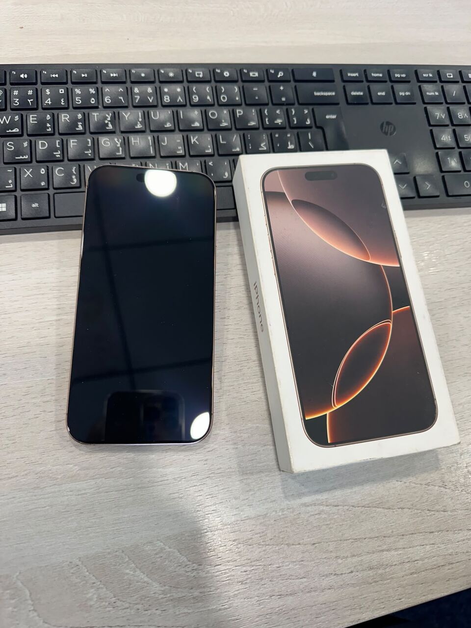 Dammam, Mobile Phones, SAR 3700,  IPhone 16 Pro Max 256 GB Desert Titanium