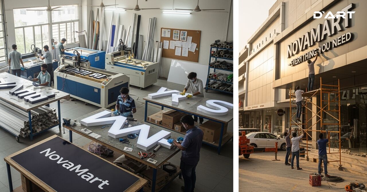 Noida, Interior Design, In Store Signage