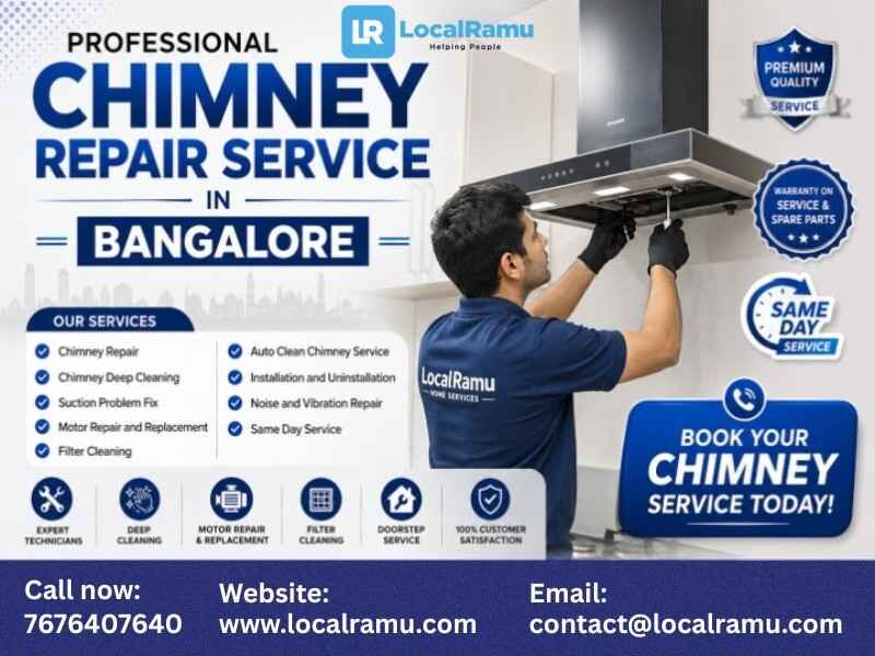 Bangalore, Appliance Repair, Your Kitchen Chimney Is Losing The Fight Against Grease LocalRamu Fixes That In Bangalore