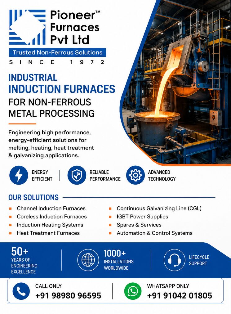 Mumbai, Industrial Machinery, INR 1,  Industrial Induction Furnaces & Heating Solutions For Non-Ferrous Metal Processing