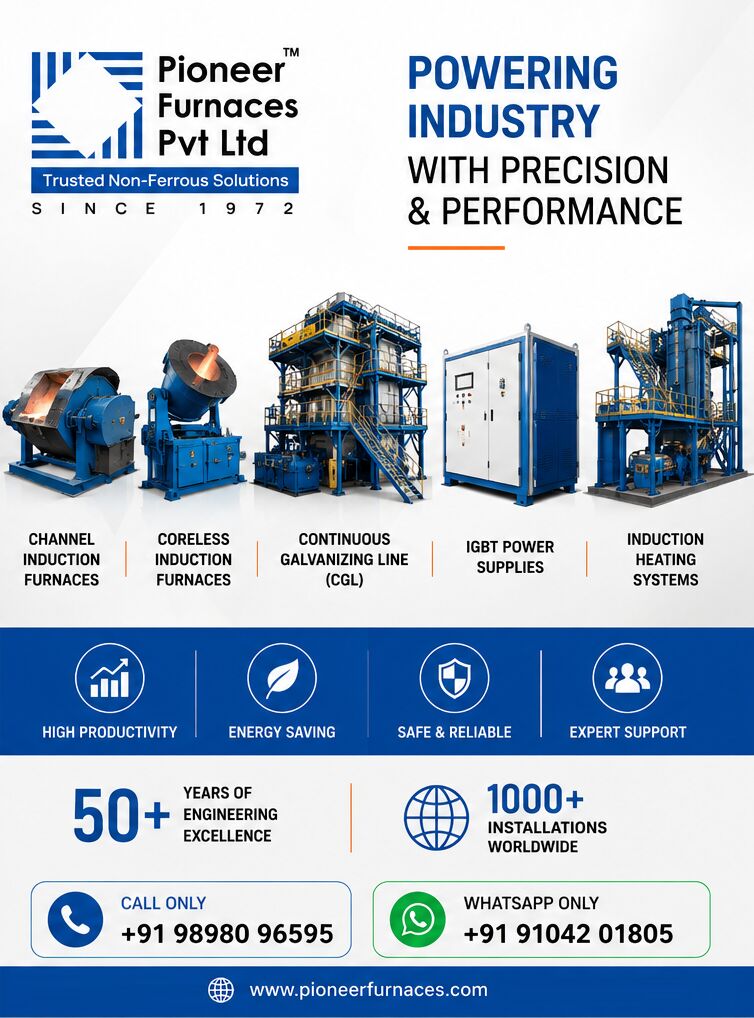 Mumbai, Industrial Machinery, INR 1,  Industrial Induction Furnaces & Heating Solutions For Non-Ferrous Metal Processing