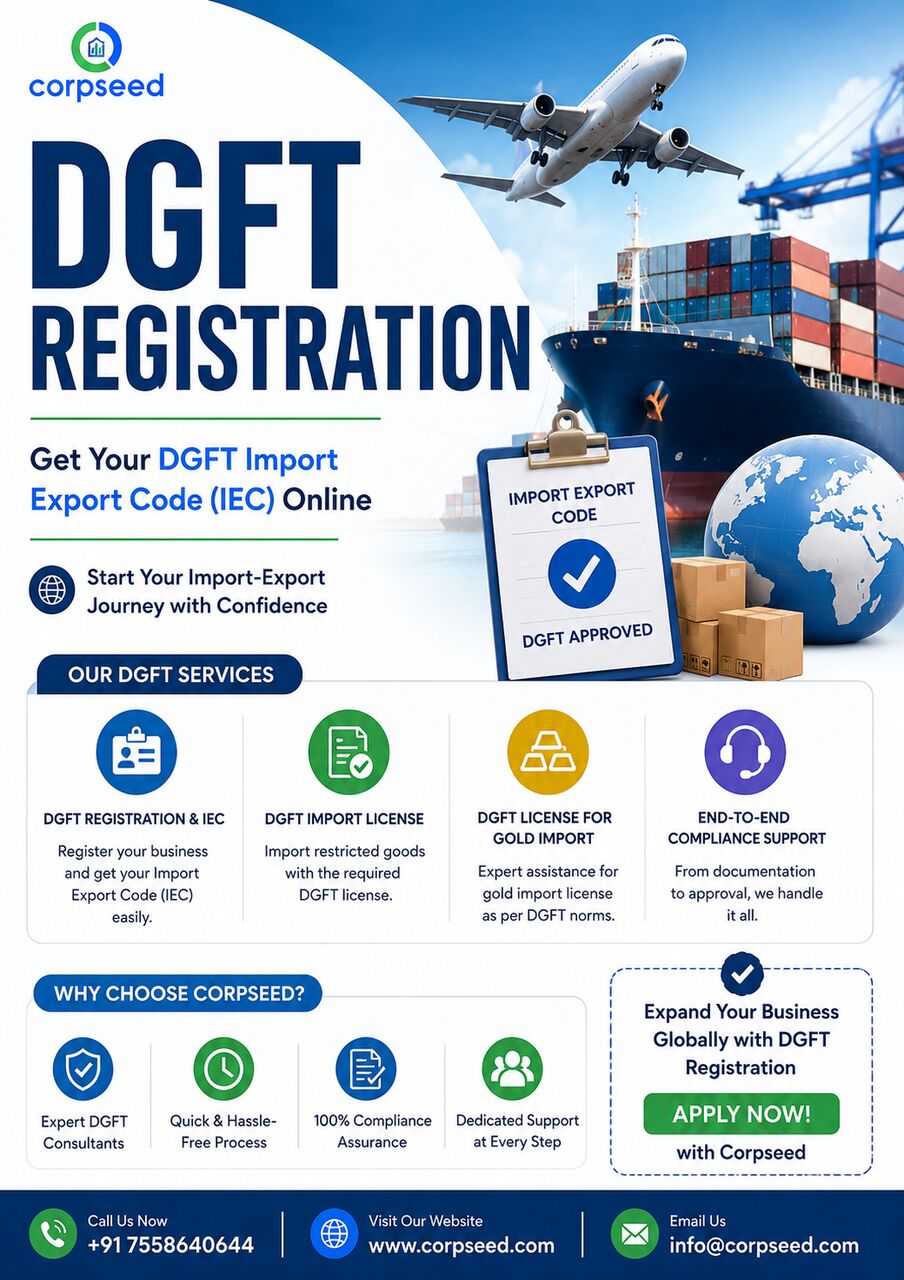 Noida, Business, DGFT Registration Process For Import Export Business