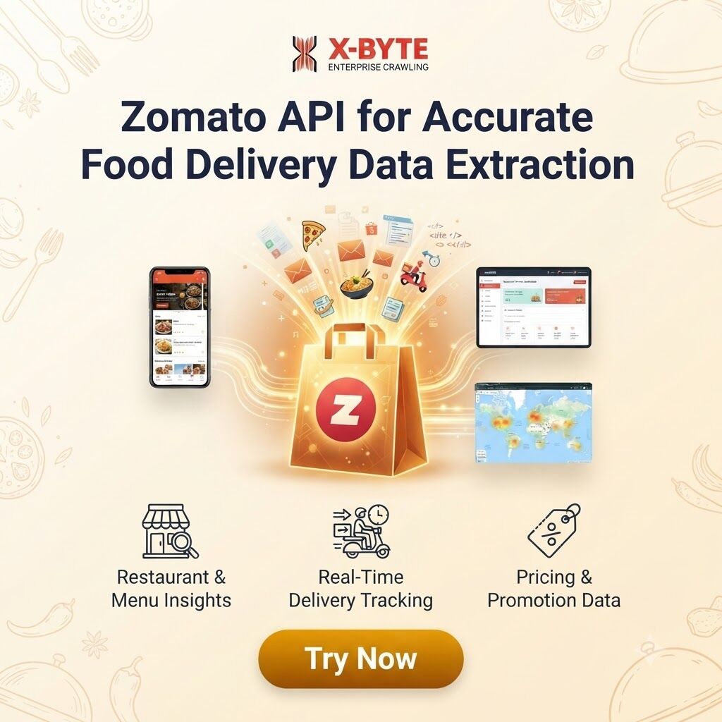 Tbilisi, Software Development, Zomato API For Accurate Food Delivery Data Extraction