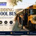 Wedding School Bus Rental For Guest Transportation