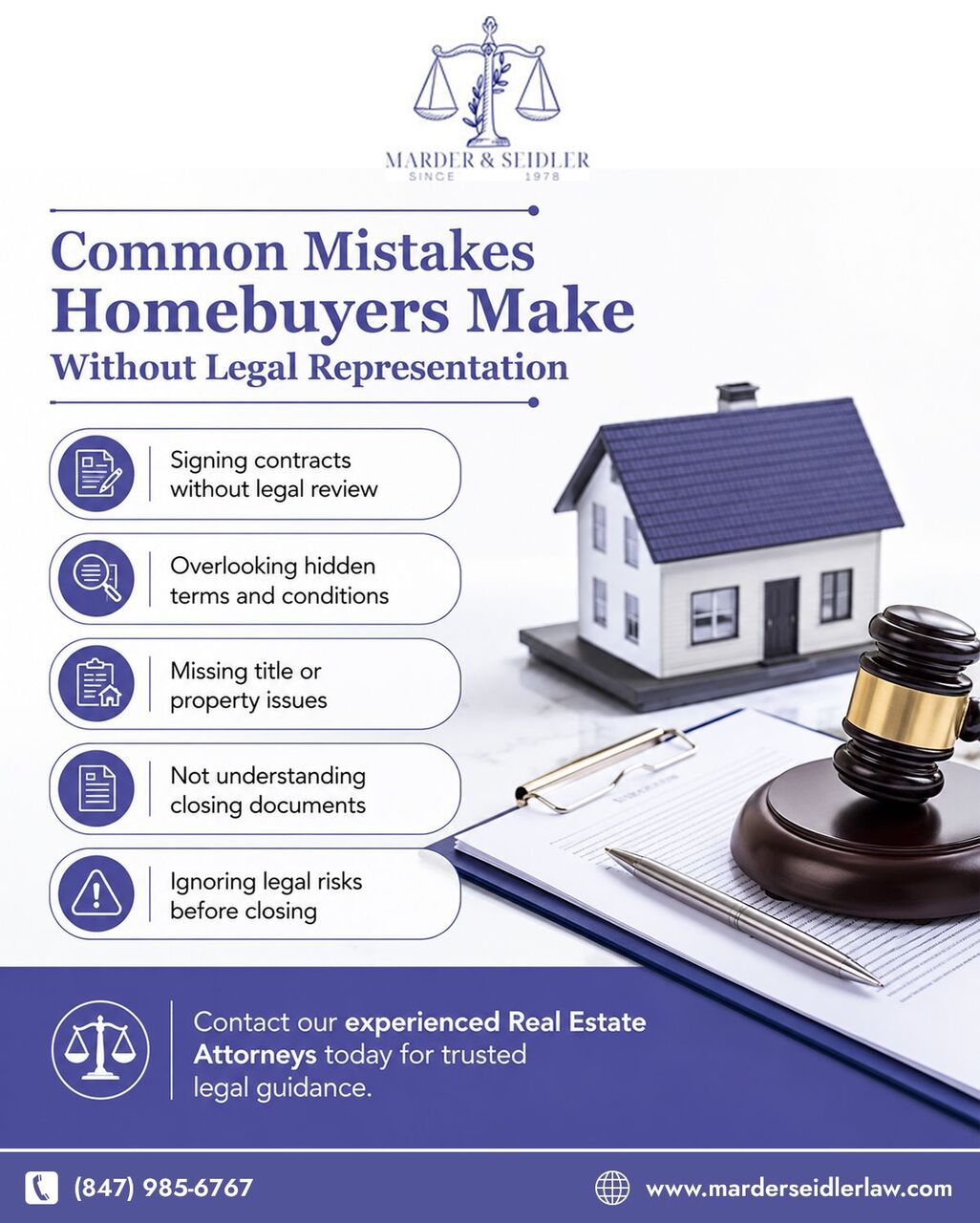 New York, Legal, Common Mistakes Homebuyers Make Without Legal Representation - Marder And Seidler Law Firm