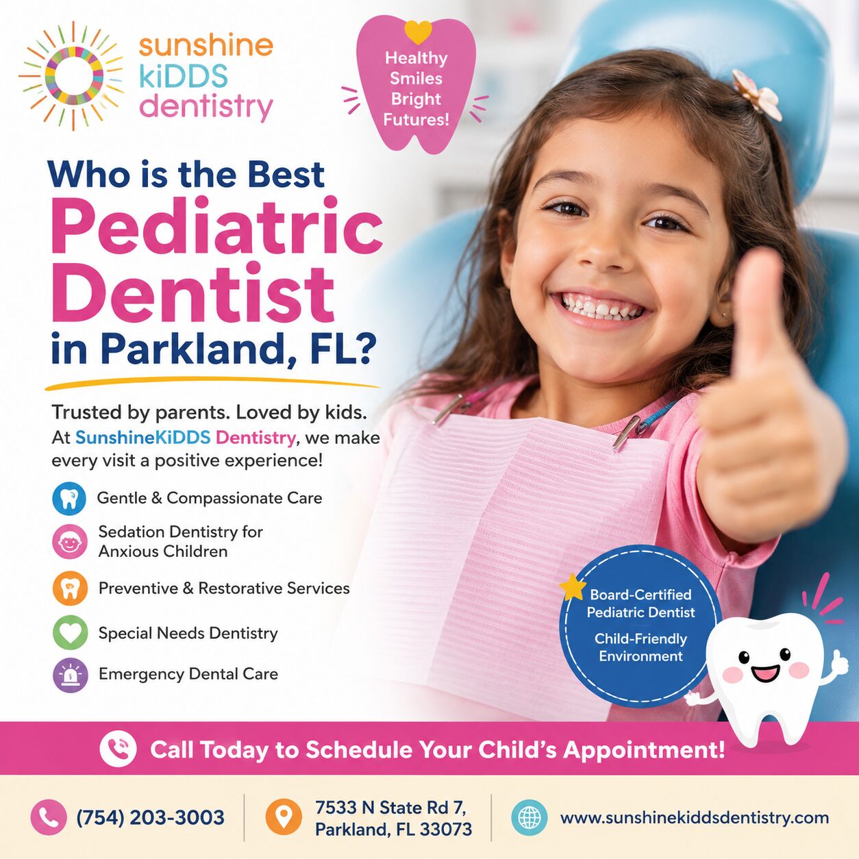 New York, Dental, Who Is The Best Pediatric Dentist In Parkland, FL?
