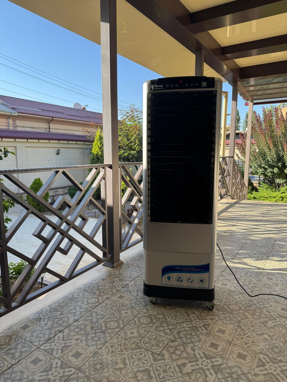 Dubai, Appliances, AED 2095,  Slim Line Evaporative Air Cooler With 7,500 M³/h Airflow. Energy-efficient Portabl