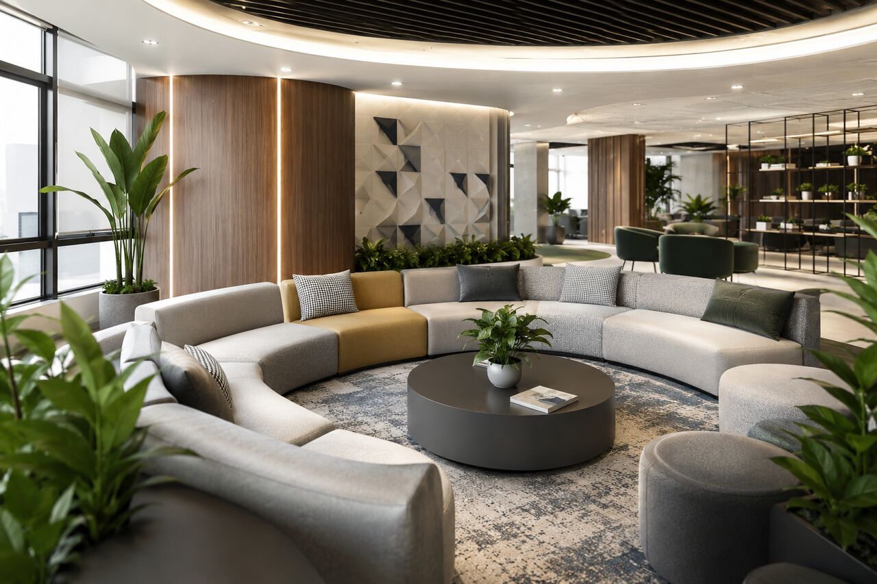 Fujairah, Furniture, AED 4000,  Premium Custom Office Sofa Fujairah | ERGOSPACE