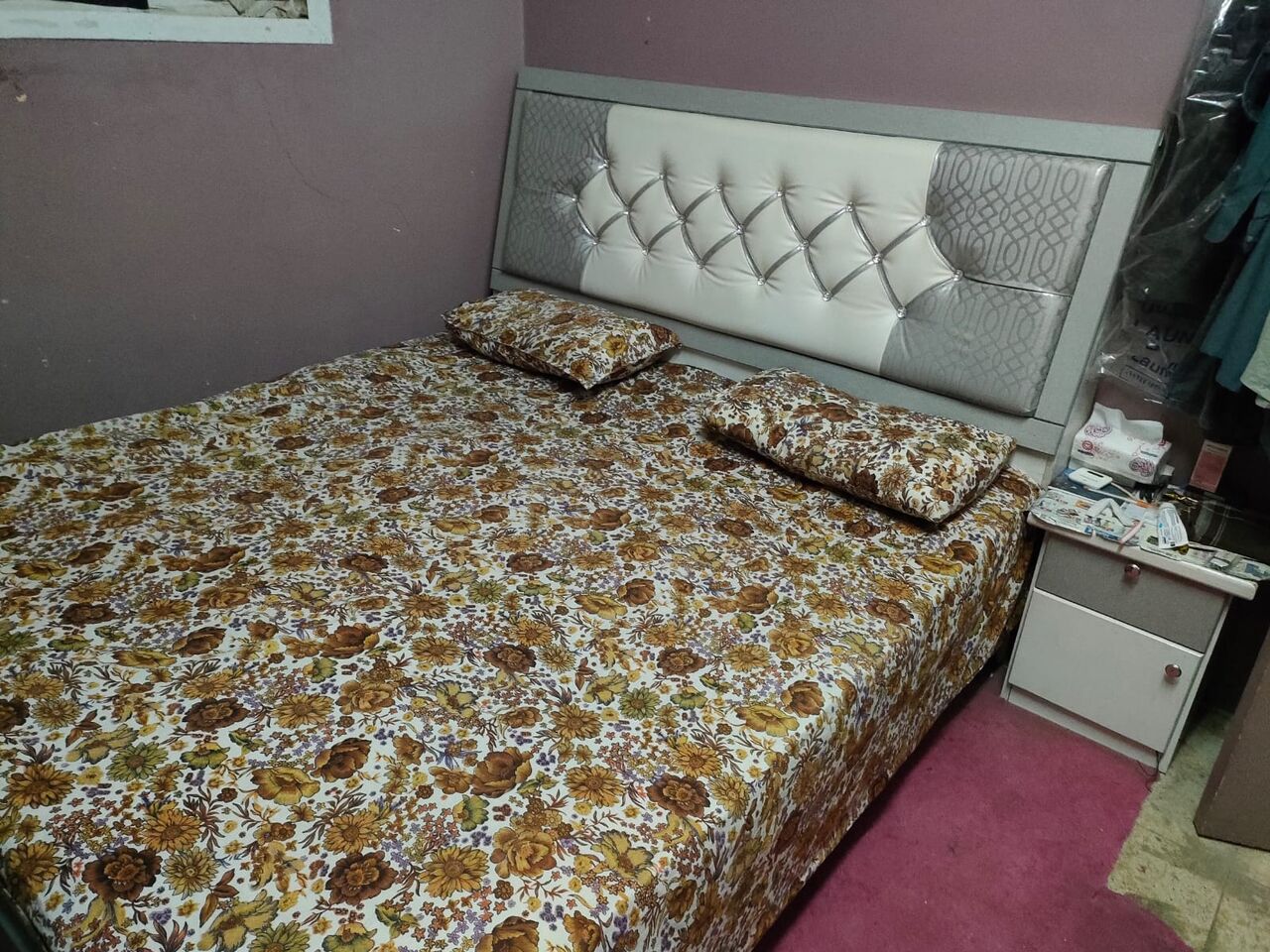 Riyadh, Appliances, SAR 450,  Family Used King Size Double Bed With Spring Mattres