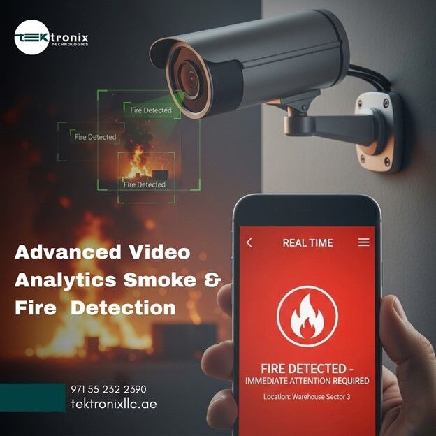 Dubai, Computer, Real-Time Fire & Smoke Detection Using Video Analytics In UAE