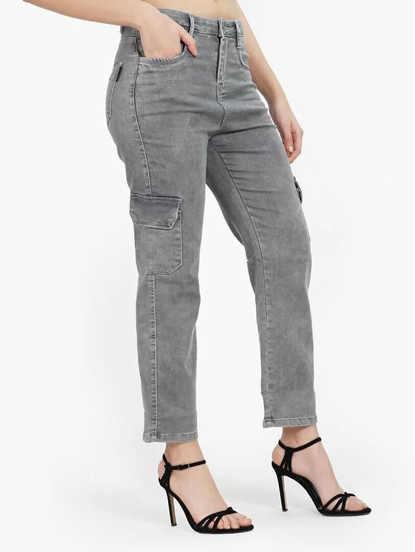Ahmedabad, Clothing & Accessories, INR 1,  Wholesale Loose Fit Denim Cargo Jeans For Women &ndash; Factory Direct Price In Ahmedabad