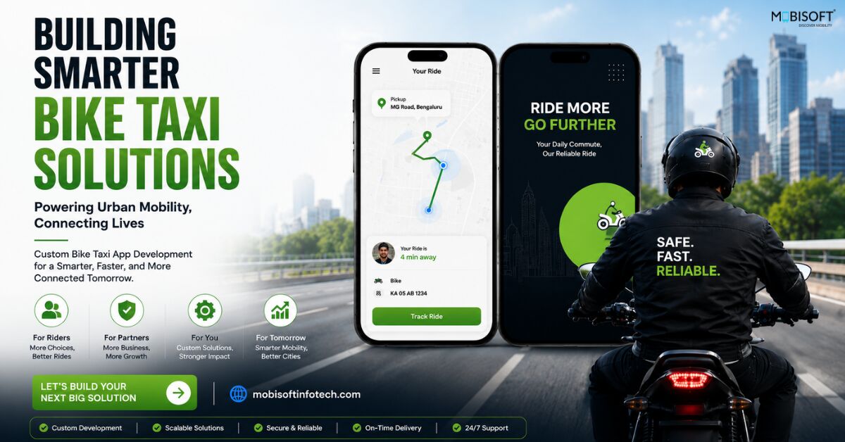 Pune, Business, Custom Bike Taxi App Development Company For Modern Mobility Businesses
