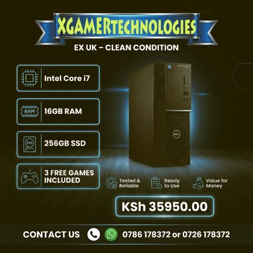 Nairobi, Computers, KES 35950,  Regenerated Core I7 16gb RAM Dell Tower Computer