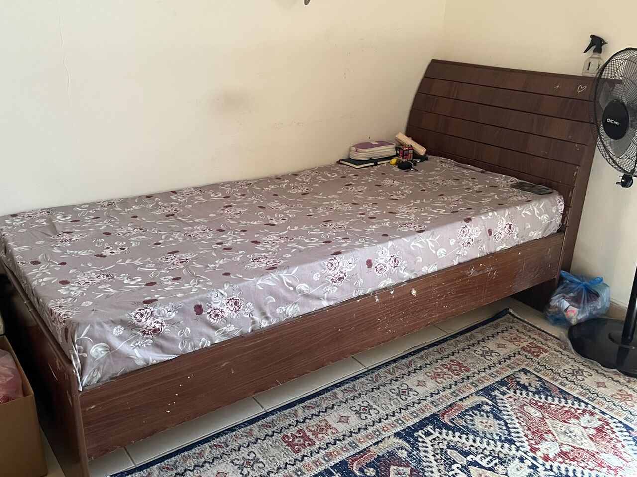 Jeddah, Furniture, SAR 150,  Selling Single Bed With Mattress