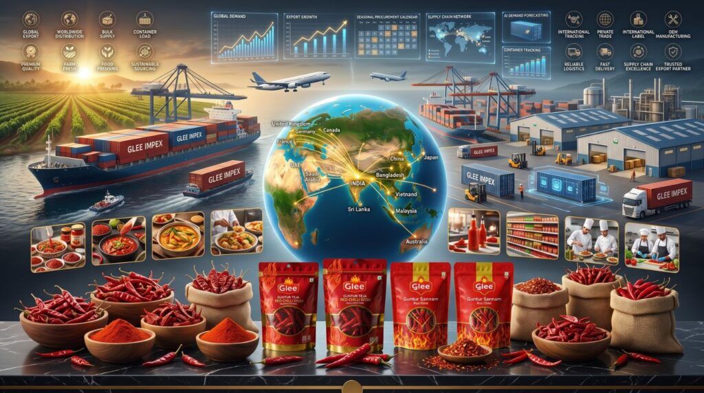 Mumbai, General, Top Red Chilli Exporter In India &ndash; Premium Quality Red Chillies By Glee Impex