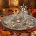 Premium Silver Thali Set