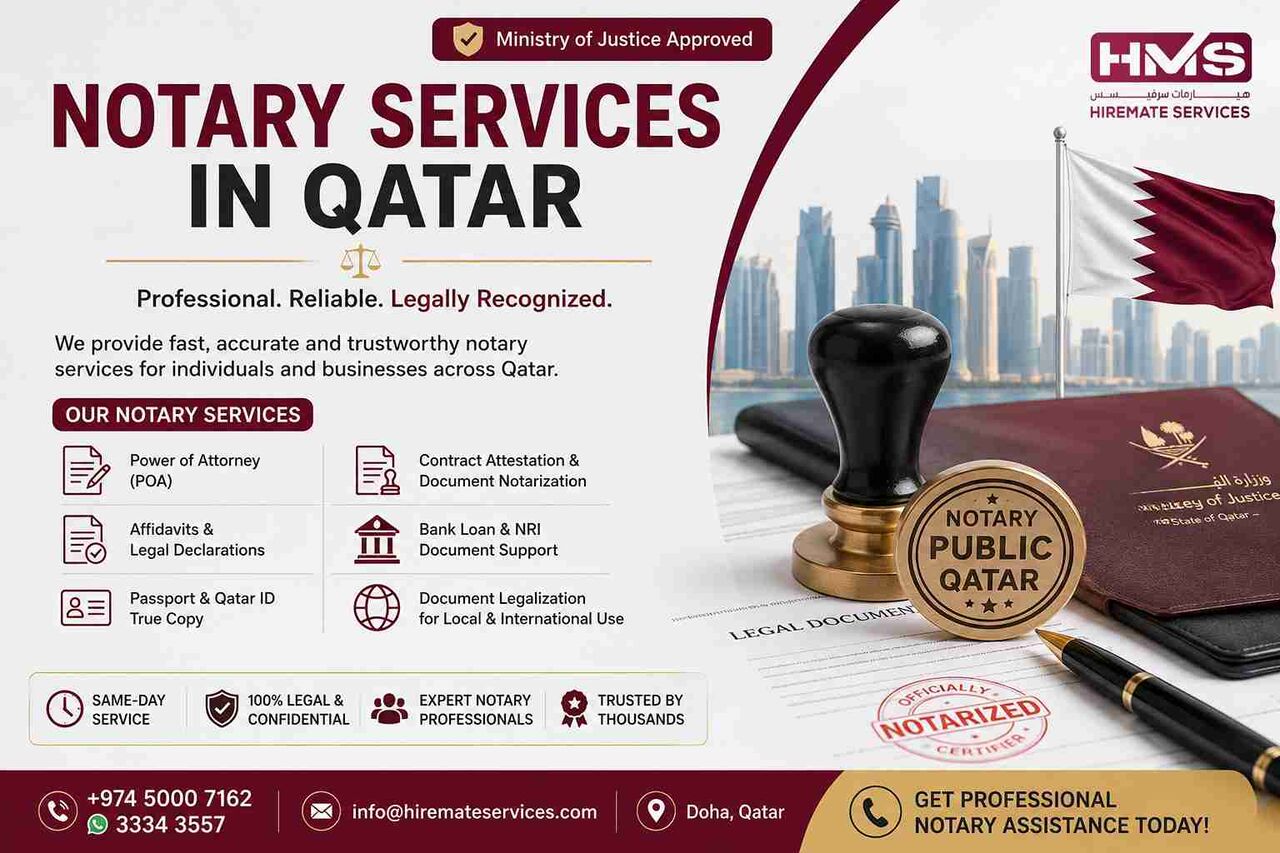 Doha, Legal, Trusted Notary Services In Qatar For Legal Documents