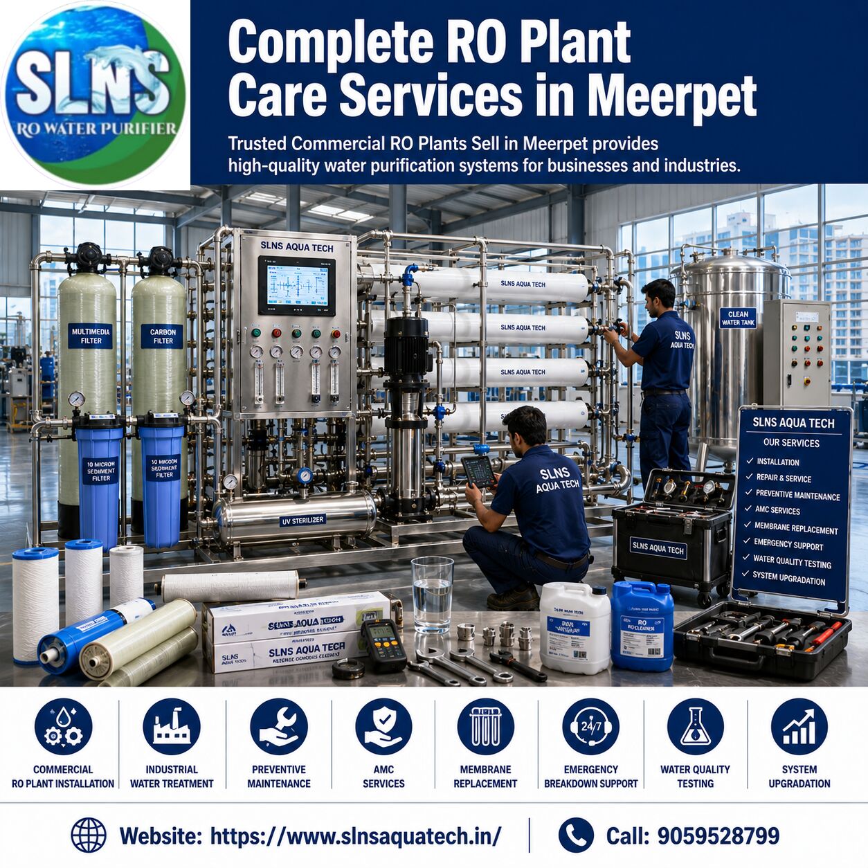 Mumbai, Appliance Repair, Complete RO Plant Care Services In Meerpet