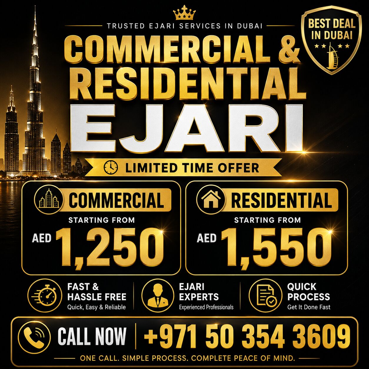 Dubai, Business, Commercial & Residential Ejari Available In Dubai