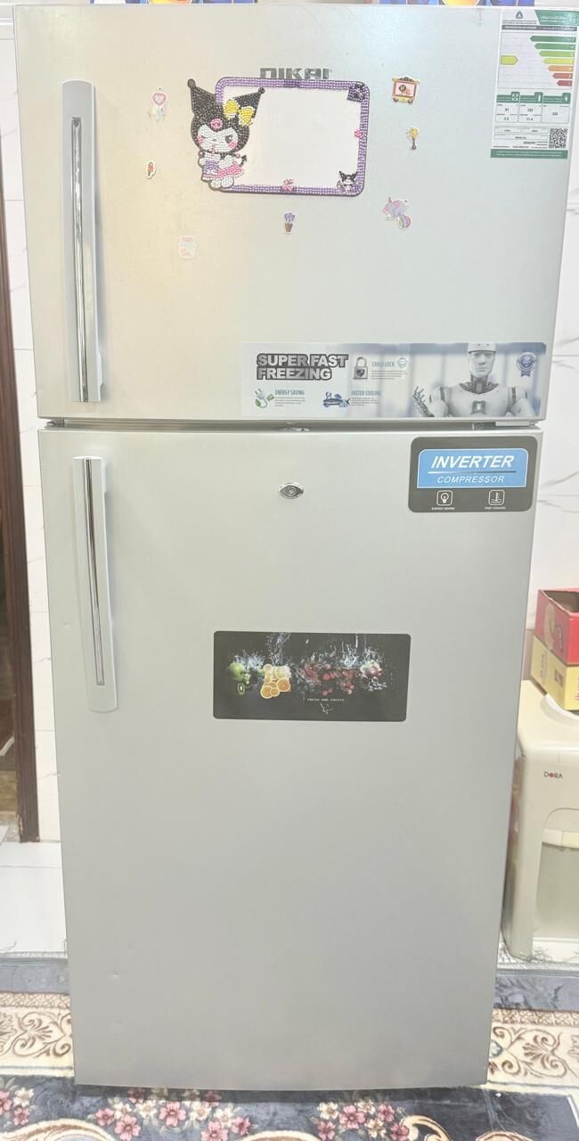 Jubail, Appliances, SAR 1400,  Nikai Double‑Door Refrigerator –  (Excellent Condition)